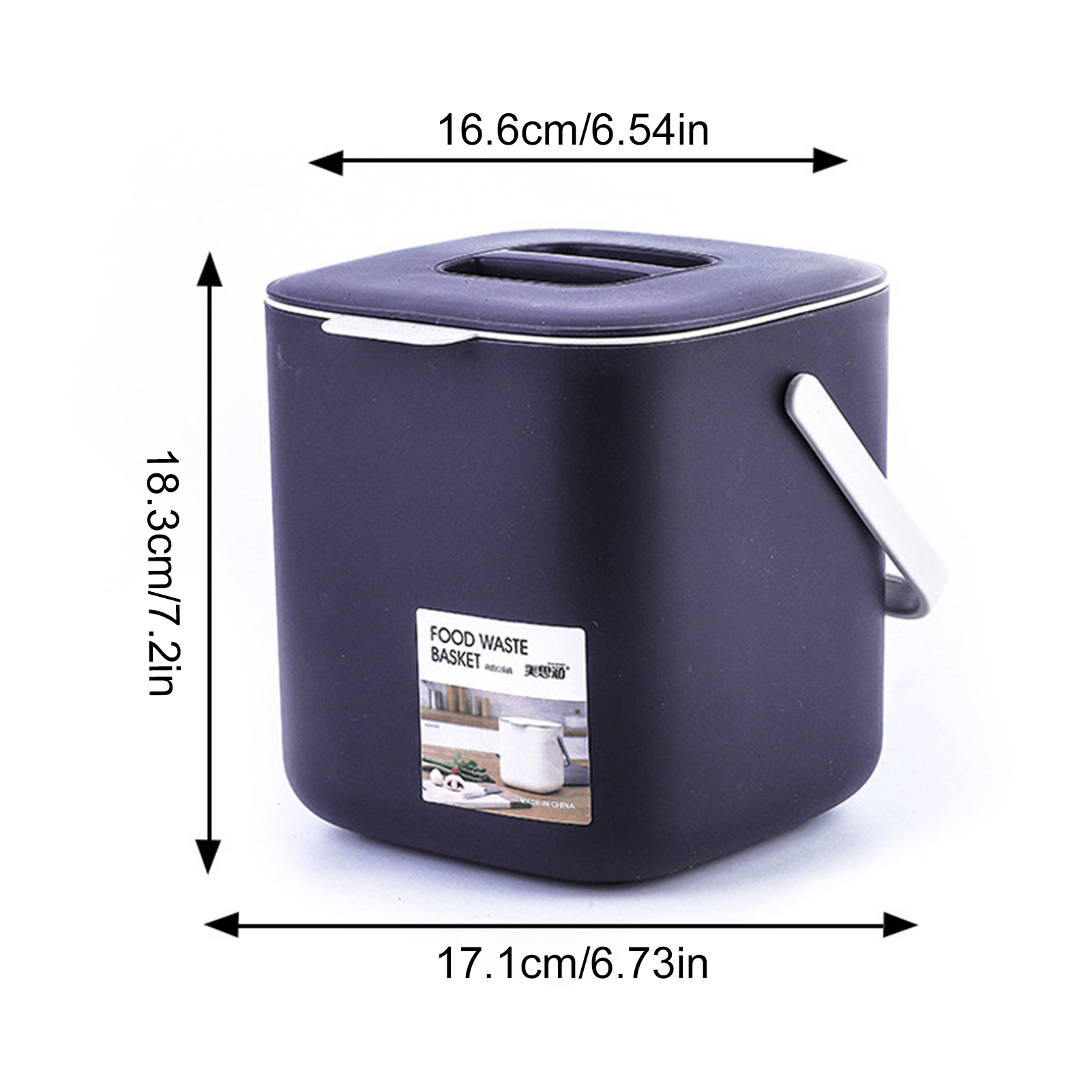 Countertop Trash Can with Lid  – Compost Bin Countertop recenzja i cena