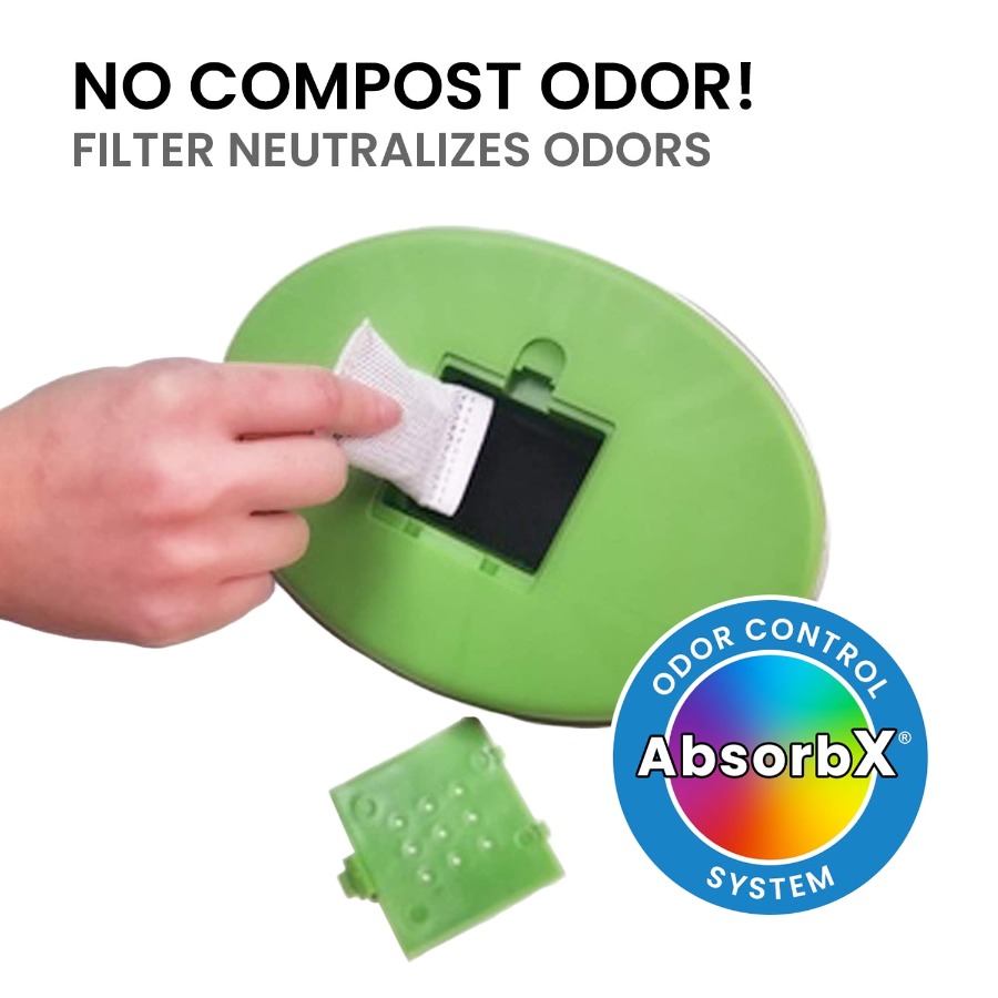 Titanium 1.6 Gallon Oval Compo – Compost Bin Countertop recenzja i cena