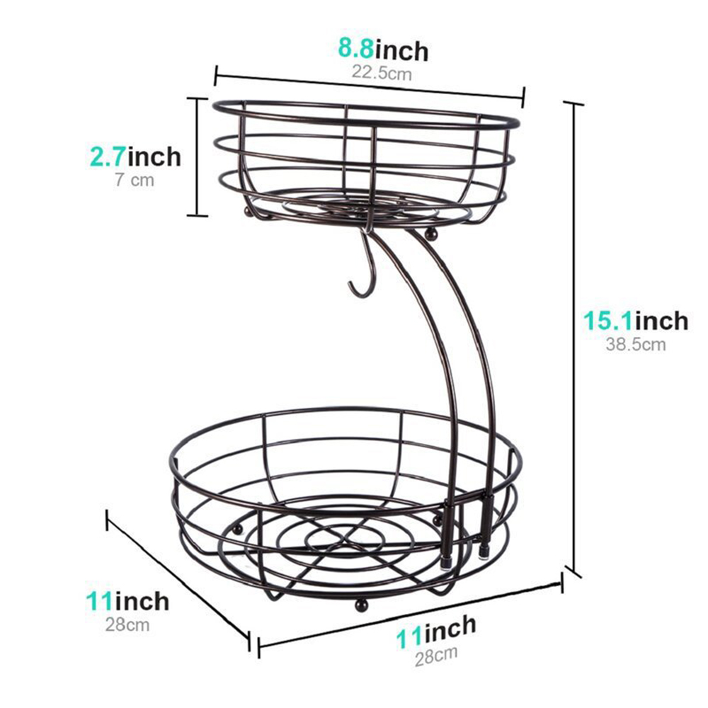 LMETJMA 2-Tier Countertop Frui – Compost Bin Countertop recenzja i cena