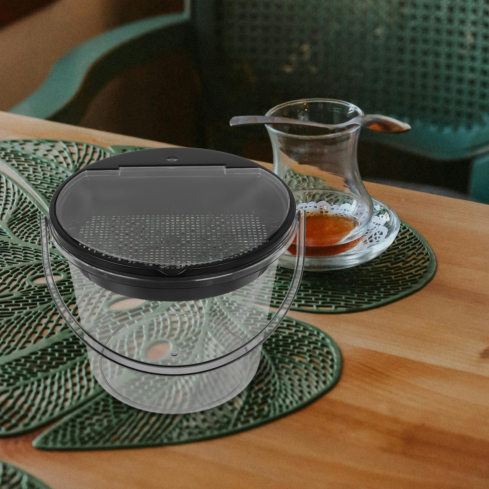 Tea Dregs Drainage Bucket Ligh – Compost Bin Countertop recenzja i cena
