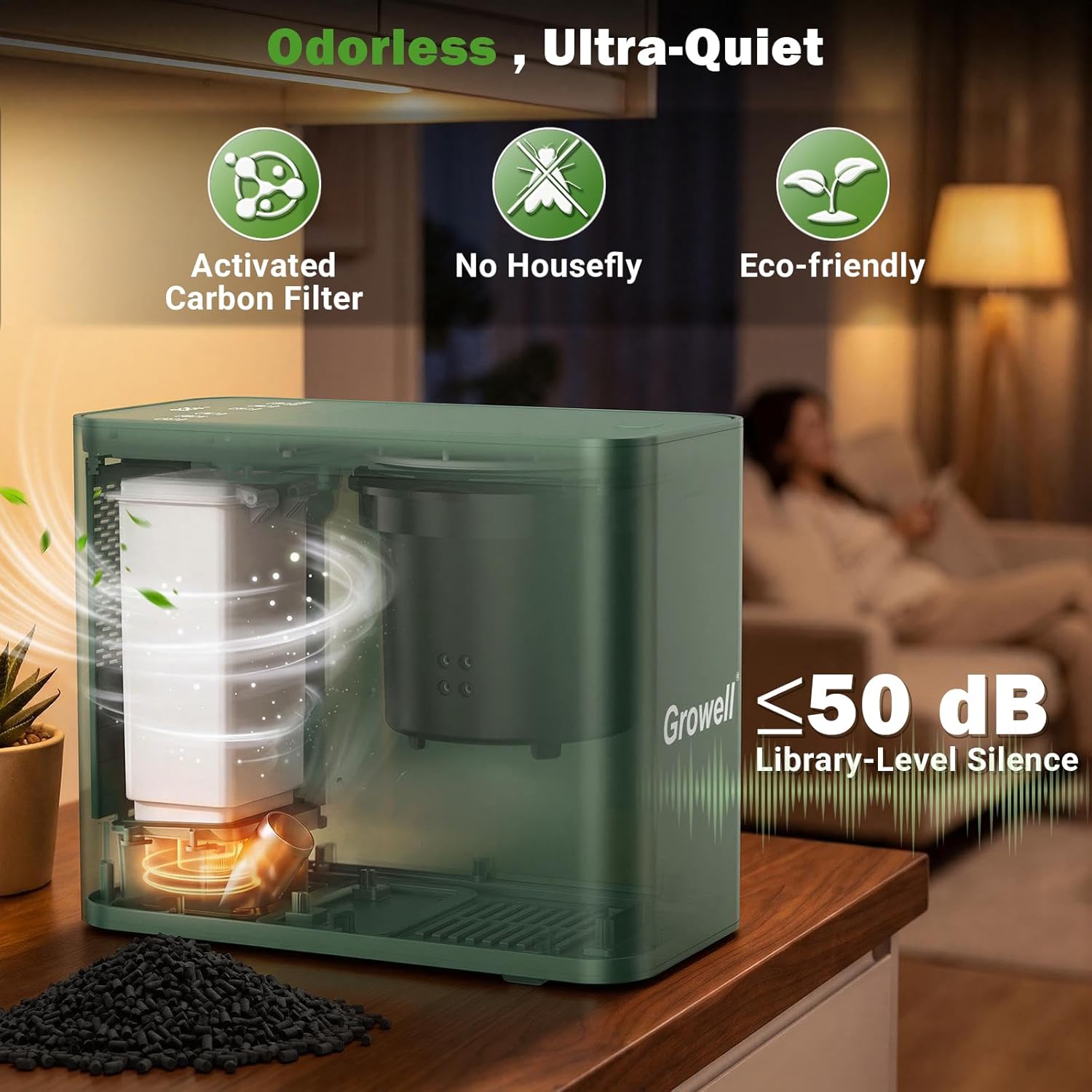 Electric Composter for Kitchen – Compost Bin Countertop recenzja i cena