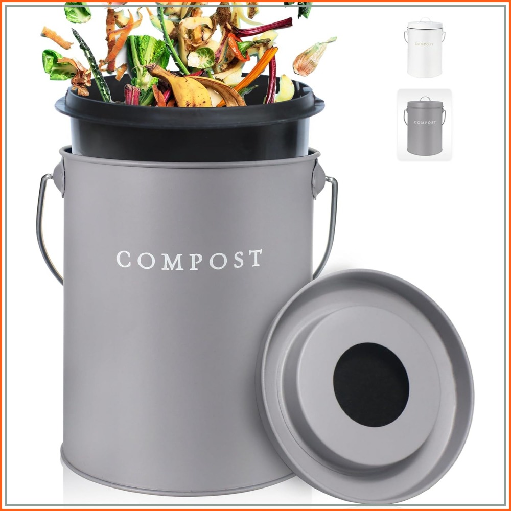 Indoor Compost Bin Kitchen Odo – Compost Bin Countertop recenzja i cena