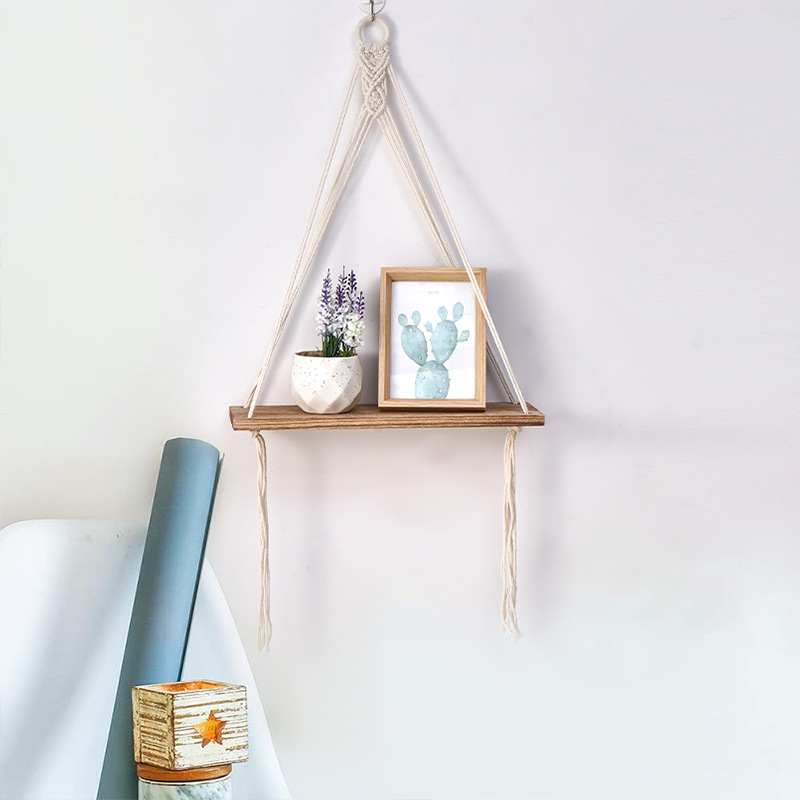 Boho Macrame Wall Shelf Handma – Sustainable Living Is recenzja i cena