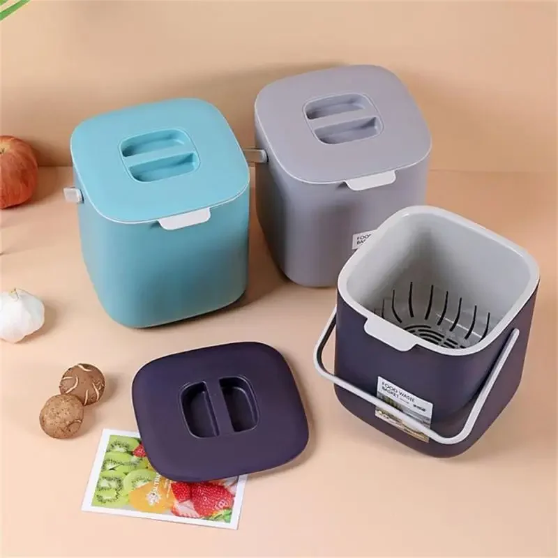 Kitchen Double Layer Trash Can – Compost Bin Countertop recenzja i cena