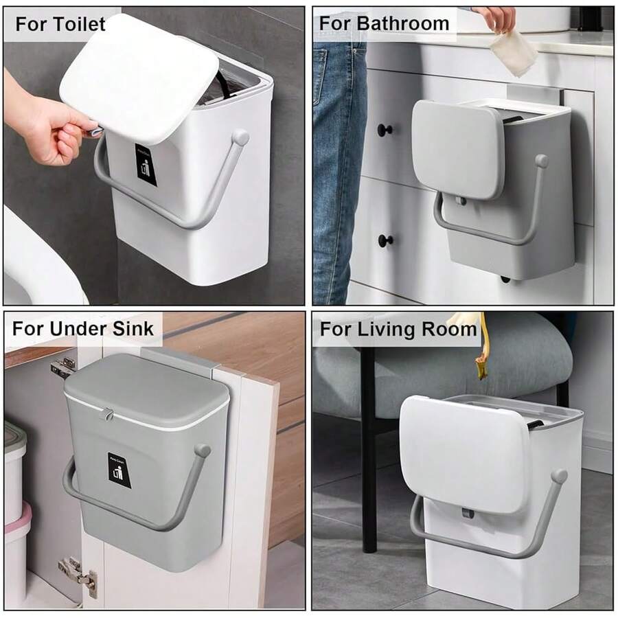 9L Kitchen Compost Bin With Ha – Compost Bin Countertop recenzja i cena