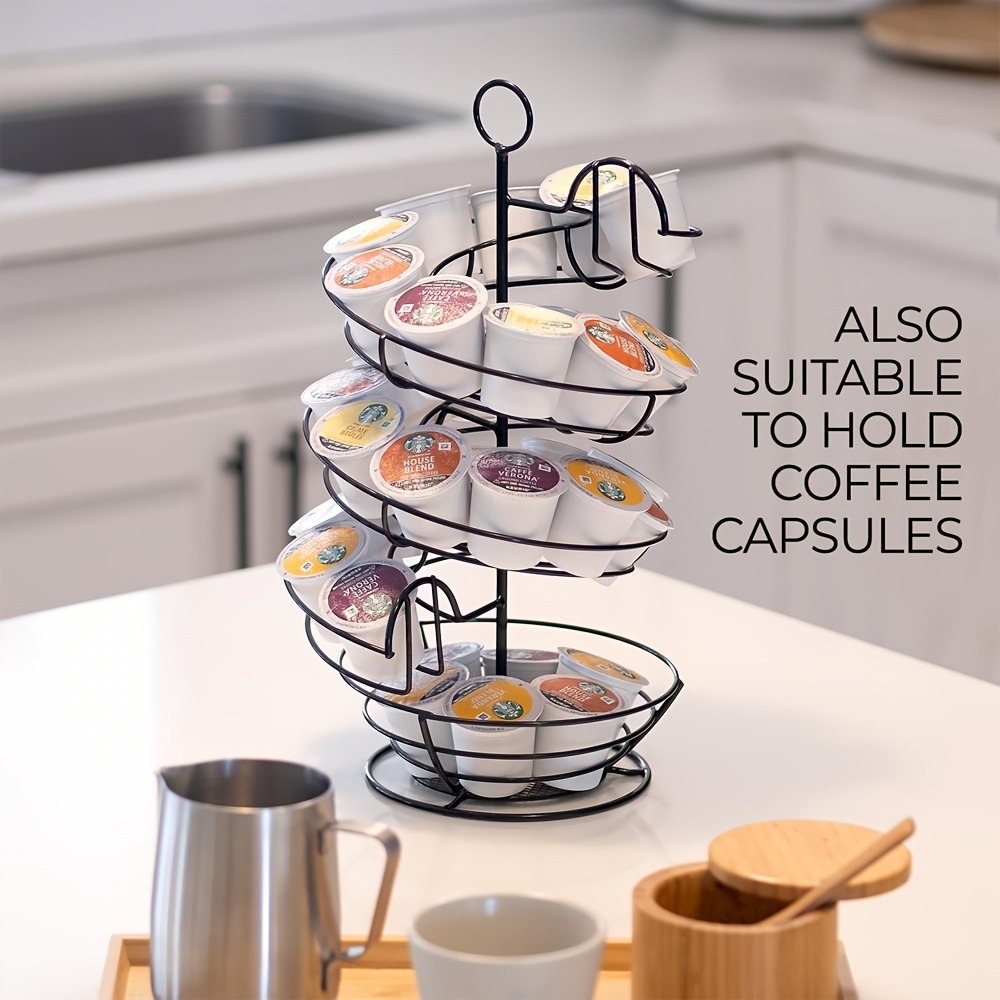 Metal Wire Spiral Egg Holder,  – Compost Bin Countertop recenzja i cena