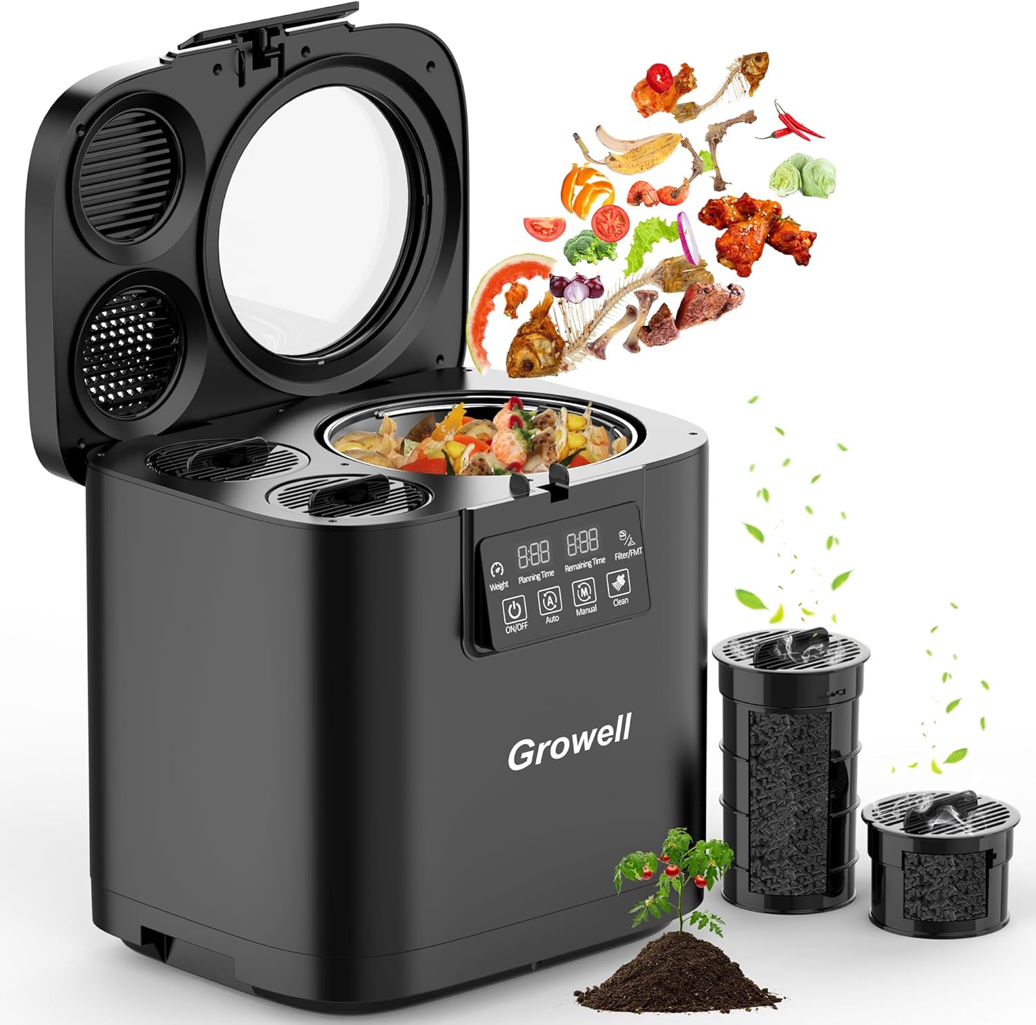 4L Electric Kitchen Composter, – Compost Bin Countertop recenzja i cena