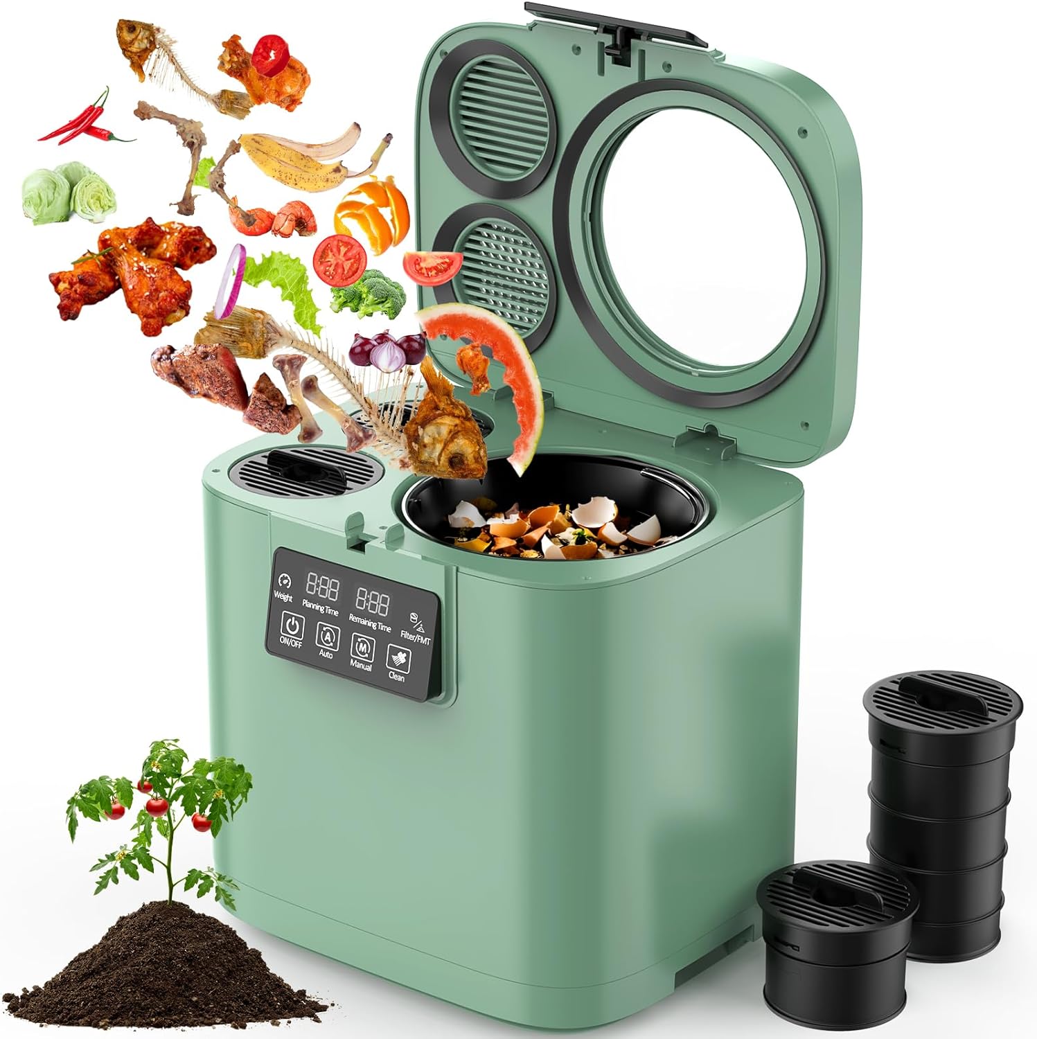4L Electric Composter for Kitc – Compost Bin Countertop recenzja i cena