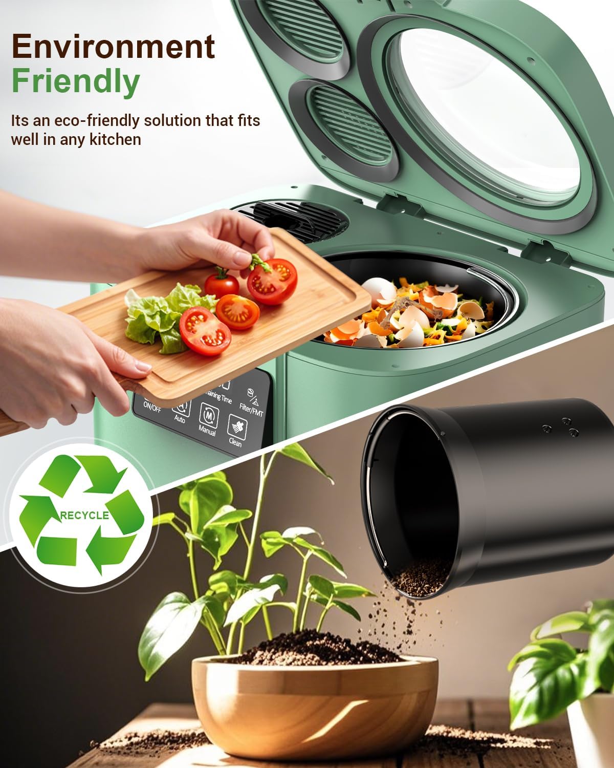 4L Electric Composter for Kitc – Compost Bin Countertop recenzja i cena